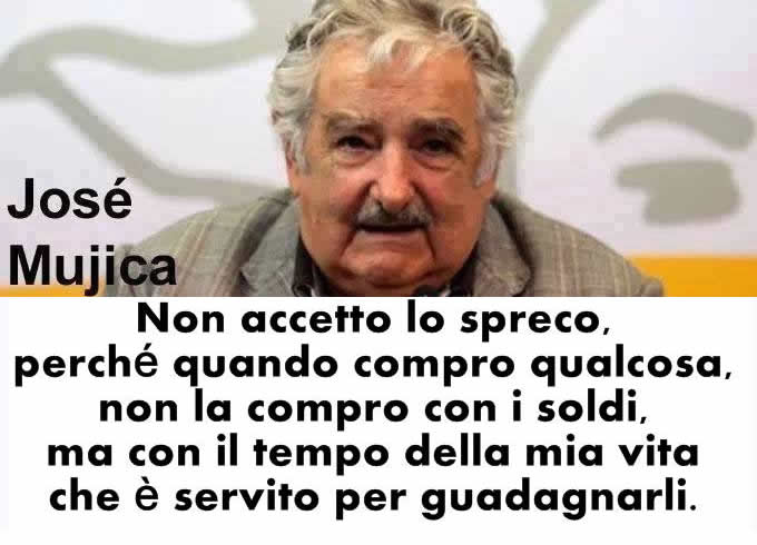 J.Mujica: non accetto lo spreco